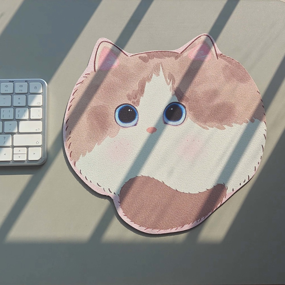 Desk Setup Tech - Kawaii Kat Muismat Schattig Dieren Bureau