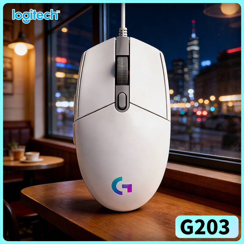 Logitech Mouse G203 - Logitech G203 Bedrade Gaming Muis RGB-achtergrondverlichting