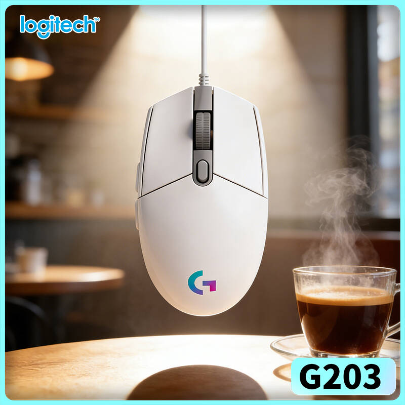 Logitech Mouse G203 - Logitech G203 Bedrade Gaming Muis RGB