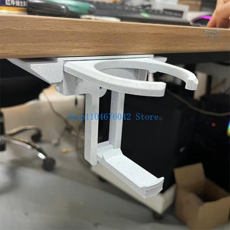 Desk Setup Workspace - 652F Opklapbaar onder bureau Drankenorganisatoren In