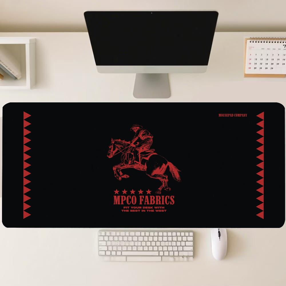 Desk Setup Workspace - Retro Warrior Knight Grafische Grote Muismat