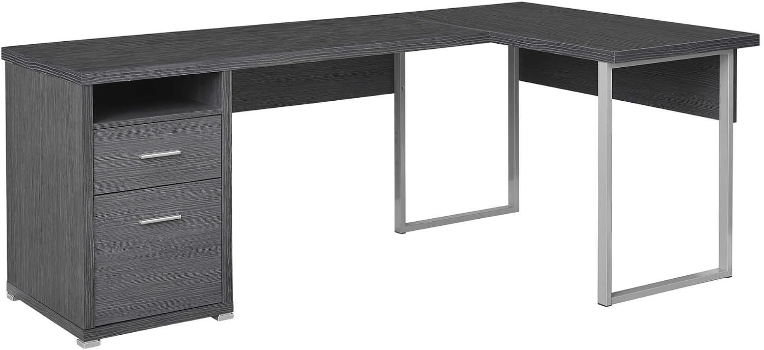 L Shaped Desk Setup - I 7257 Computerbureau, thuiskantoor, hoek, links,