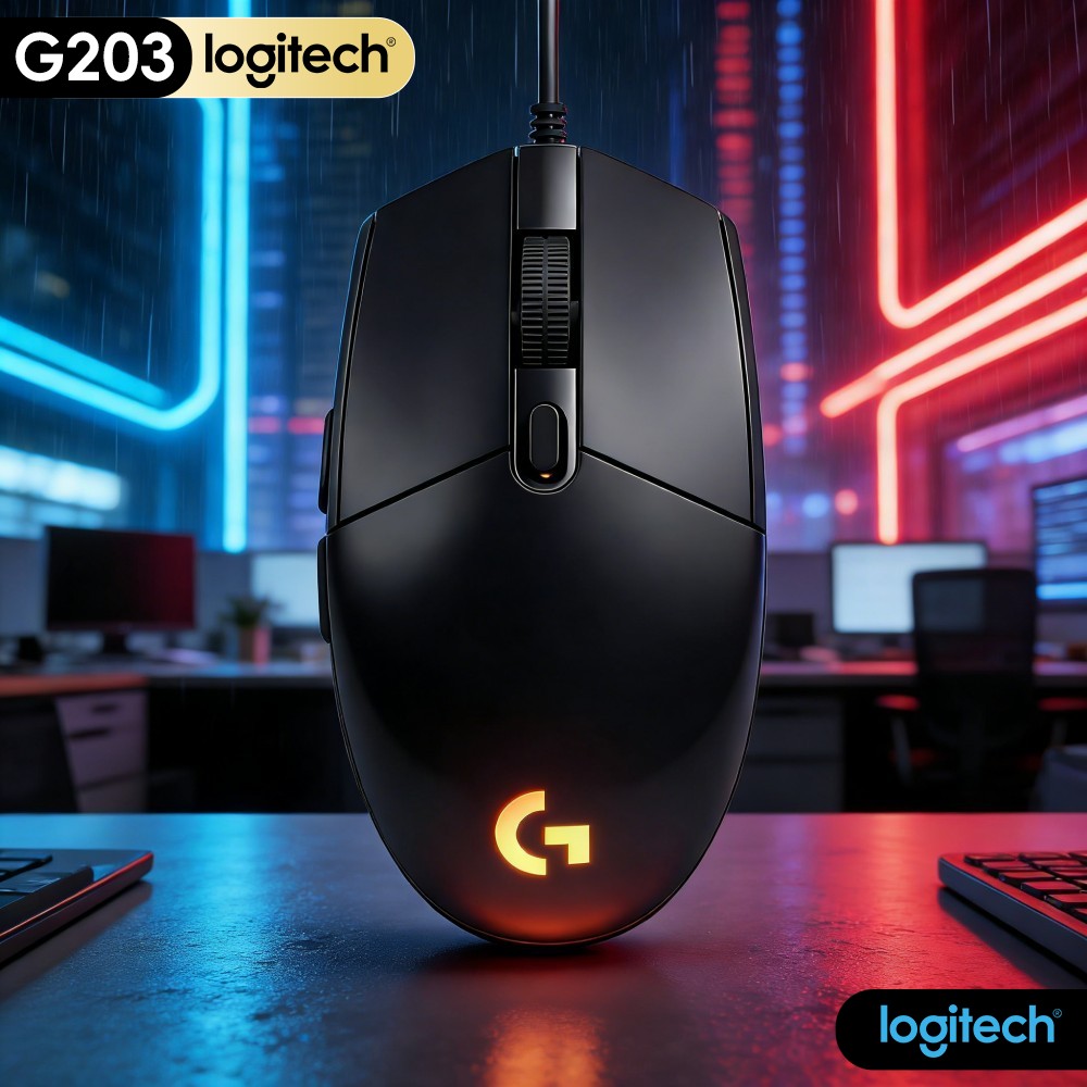 Logitech Mouse G203 - Logitech G203 Bedrade Gaming Muis Betrouwbaar