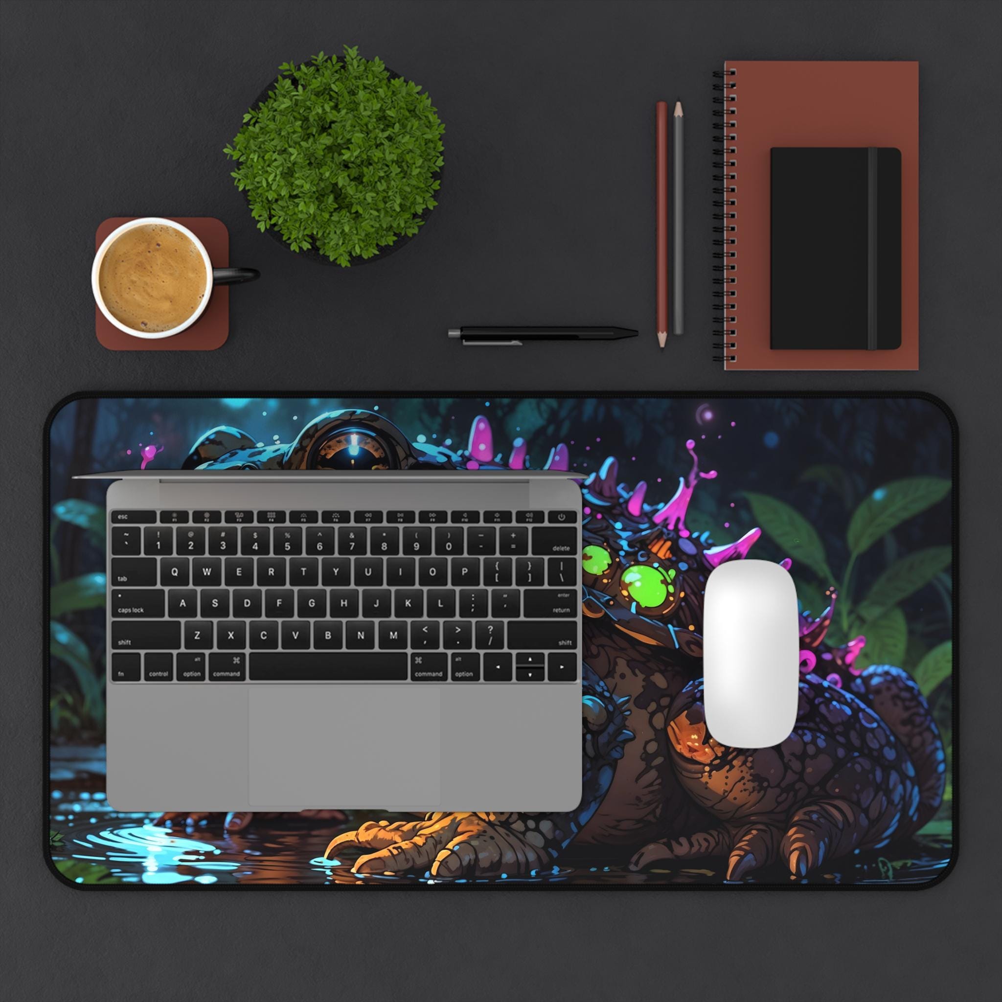 Leuke hemelse kikker bureaumat - Desk Setup Workspace recensie en prijs