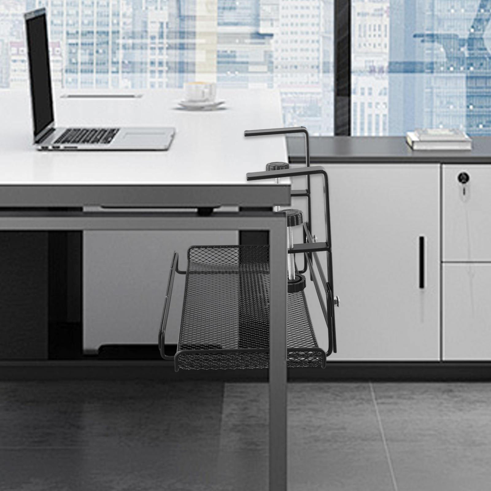 Verstelbare kabelgoot onder bu - Desk Setup Workspace recensie en prijs