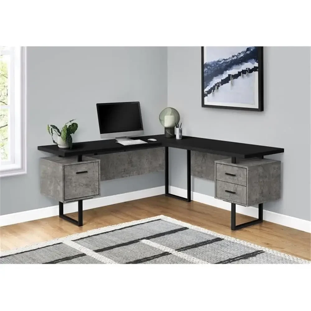 L-vormig 70-computerbureau met - L Shaped Desk Setup recensie en prijs