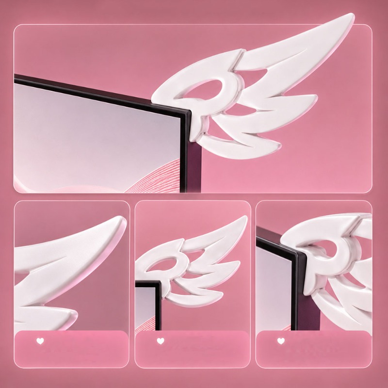 Kawaii 3D-vleugeldecoratie voo - Desk Setup No Computer recensie en prijs