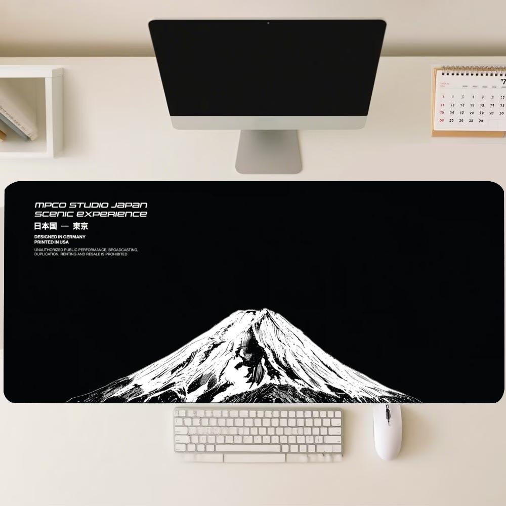 Mount Fuji Minimalistische Gro - Desk Setup Workspace recensie en prijs
