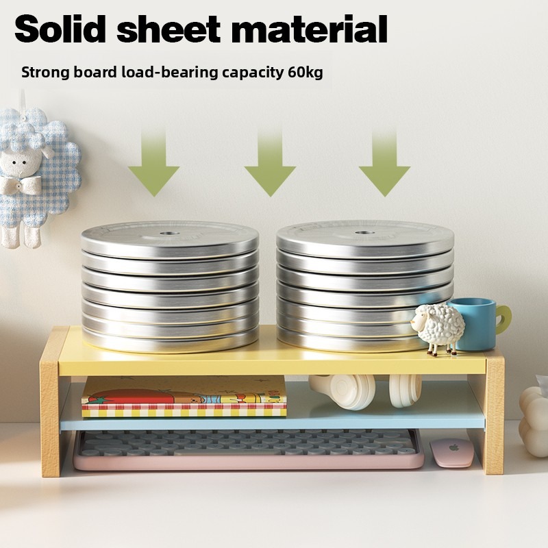 Houten monitorstandaard met op - Desk Setup Workspace recensie en prijs
