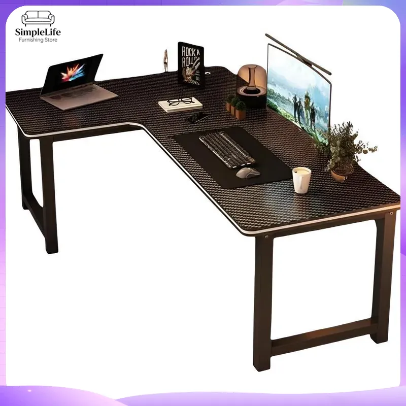 Hoekbureau computerbureau met  - L Shaped Desk Setup recensie en prijs