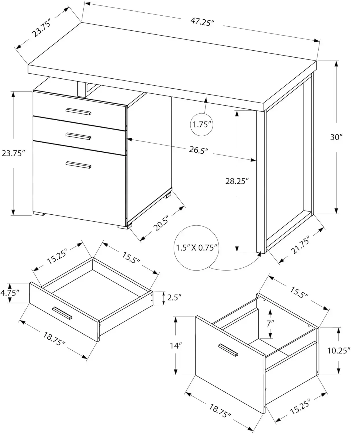 Computerbureau met archiefkast - L Shaped Desk Setup recensie en prijs