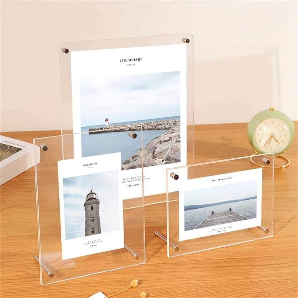 Nieuwe transparante acryl foto - Desk Setup Photo recensie en prijs