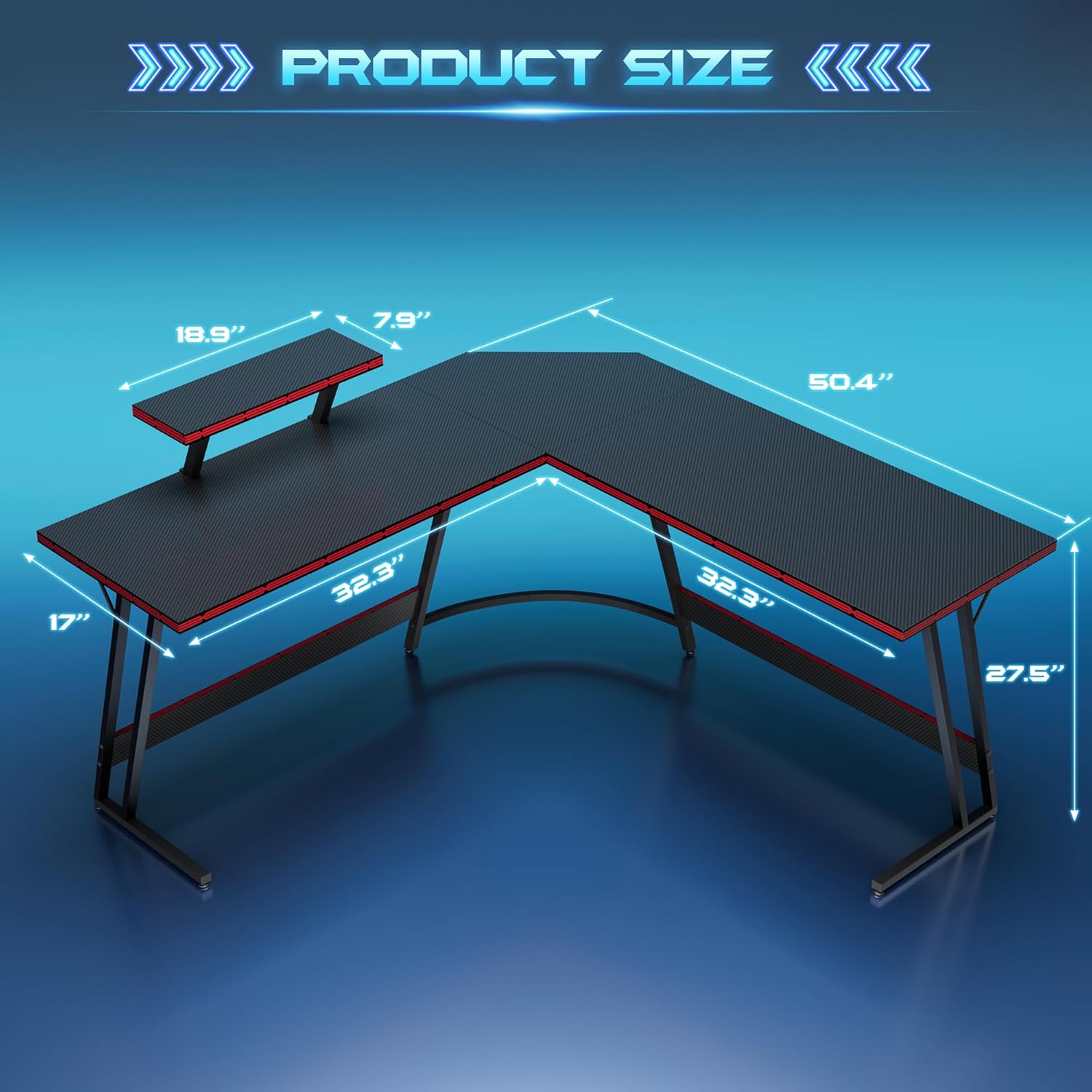L-vormig verstelbaar gamingbur - L Shaped Desk Setup recensie en prijs