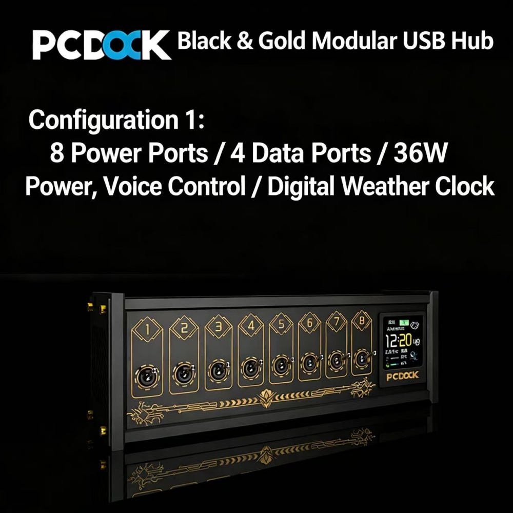 PCDOCK USB-desktop-stroomstrip - Desk Setup Tech recensie en prijs
