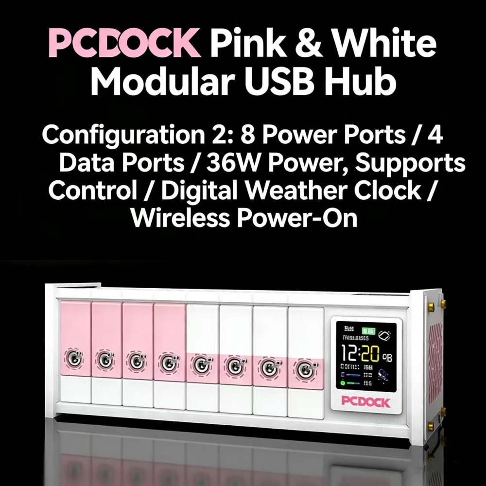 PCDOCK USB-desktop-stroomstrip - Desk Setup Tech recensie en prijs